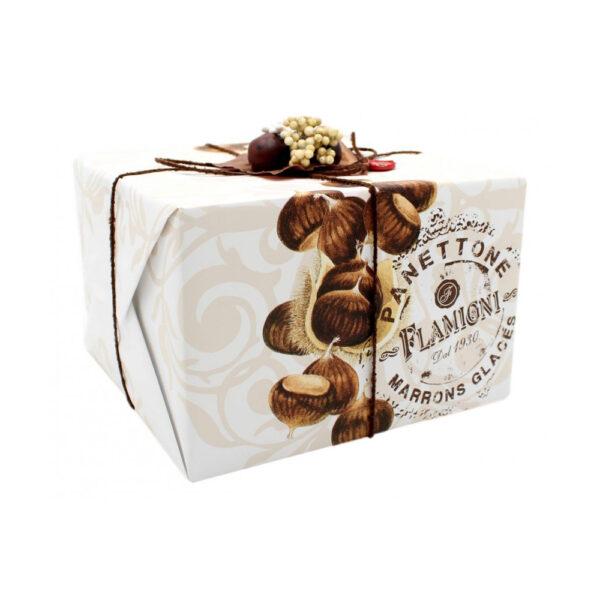 FLAMIGNI PANETTONE MARRONS GLACE - 1 KG